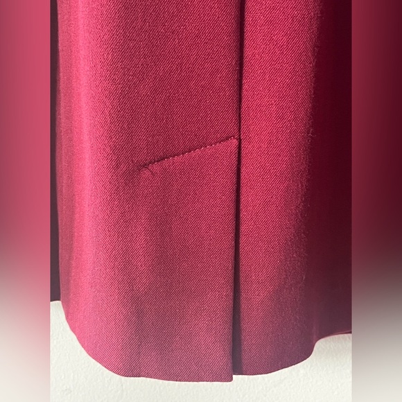 Women’s Banana Republic Rich Burgundy Midi Elegant Bodycon Dress - Picture 7 of 14